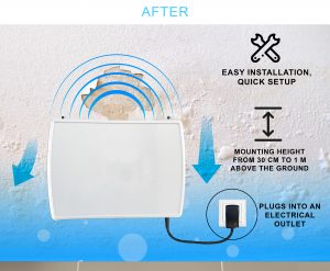 The IPE STOP ONE wall moisture control device