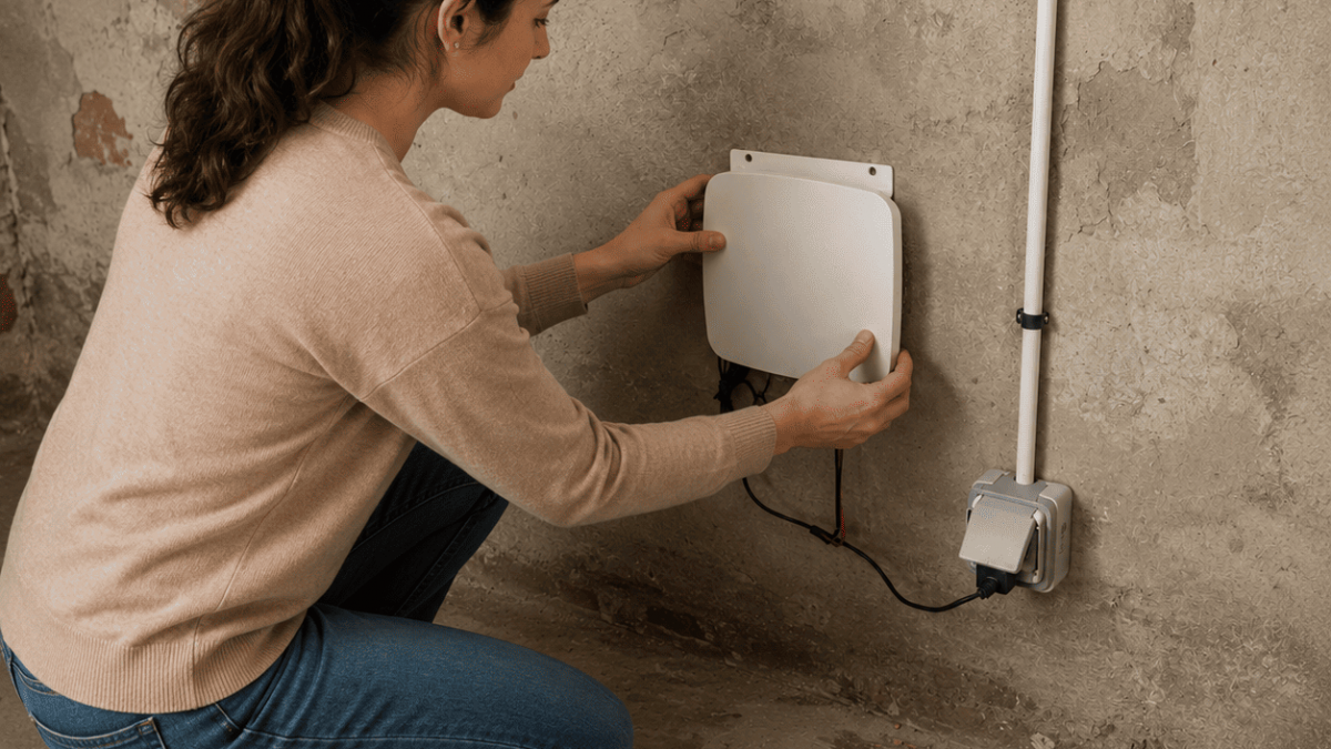 POSE APPAREIL HUMIDITE MUR
